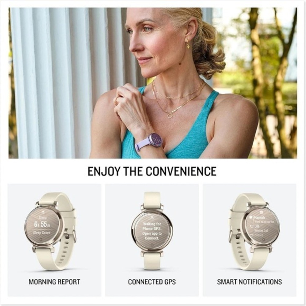 Garmin Lily 2 Women's Small Stylish Smartwatch Gold Smart Watch 010-02839-00 GPS - Picture 4 of 12